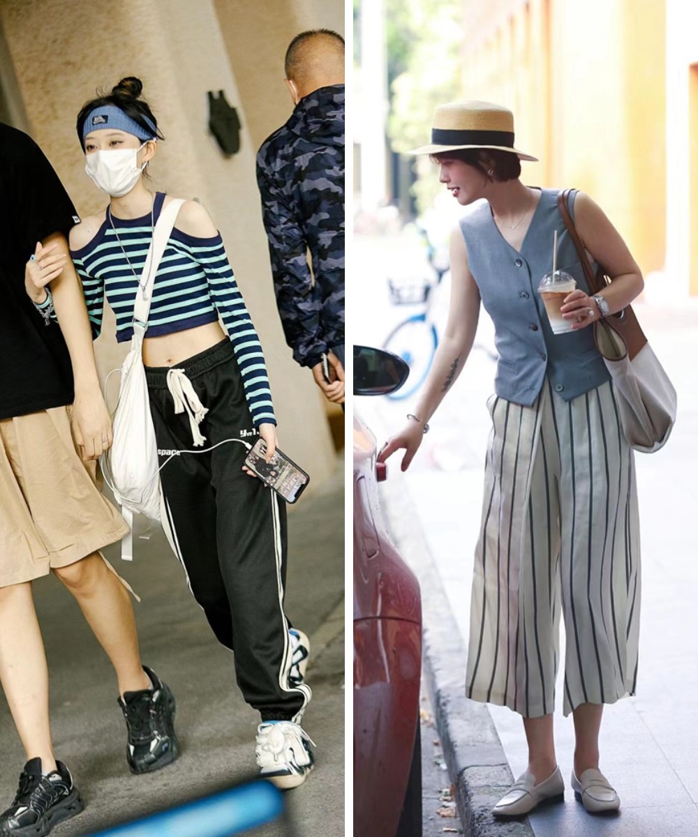 被“上海女生”圈粉了，出街很少穿黑白灰，却个个高级又时髦