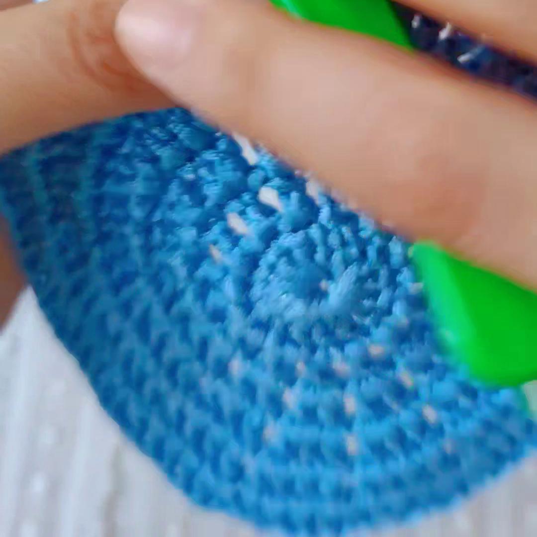 米奇帽子编织棒针,简单编织帽子教程第一集