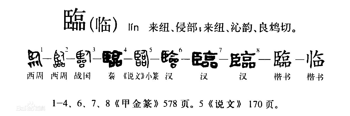 说文解字系列之（三五）：“临”与“监”