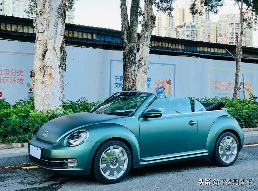 大众甲壳虫敞篷版详细解说,甲壳虫2010款blackorange敞篷豪华版