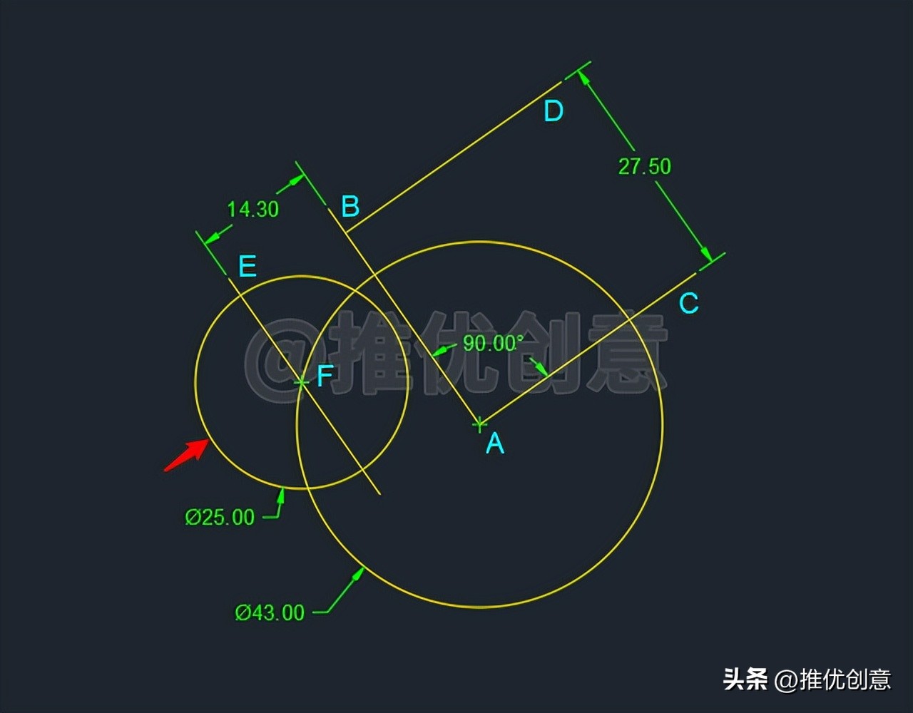 cad制图两个圆相切怎么画,cad制图两圆相切的画法
