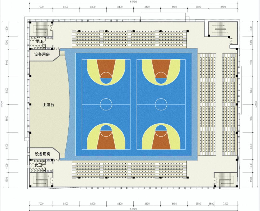 小学体育馆设计案例大全,学校体育馆功能设计方案