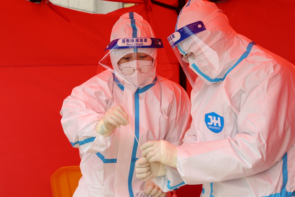 天寒地冻人心暖大港中医人28个点位助力滨海二筛