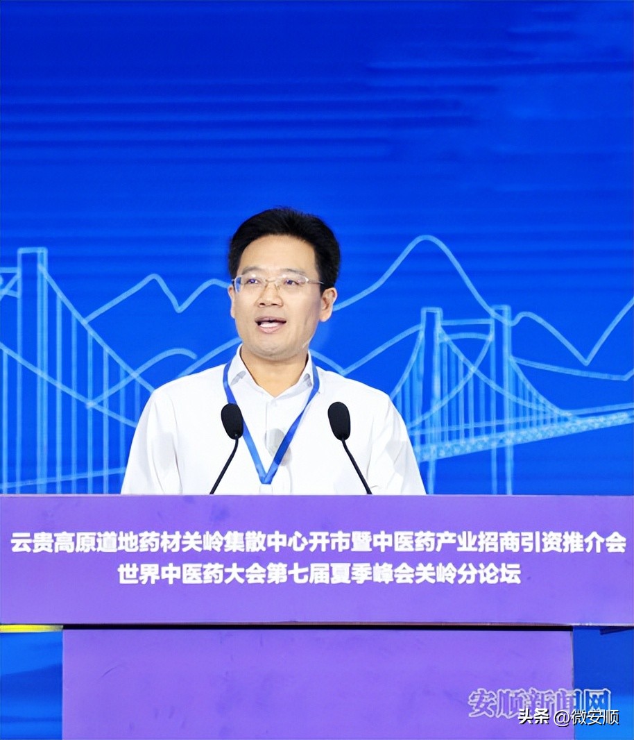 云贵高原道地药材关岭集散中心开市暨中医药产业招商引资推介会世界中医药大会第七届夏季峰会关岭分论坛举行