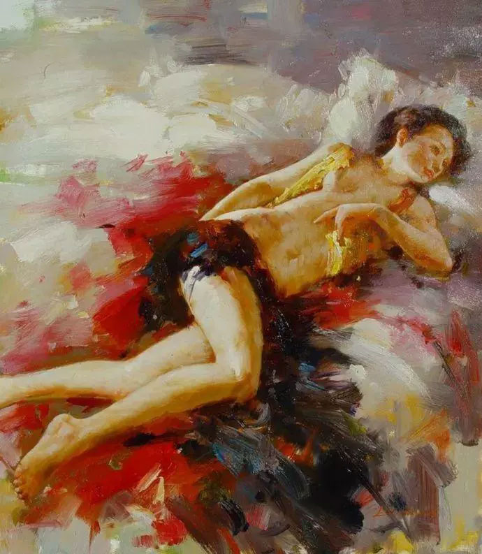 绝美的人体艺术：L.W.霍华德的油画作品带来视觉盛宴