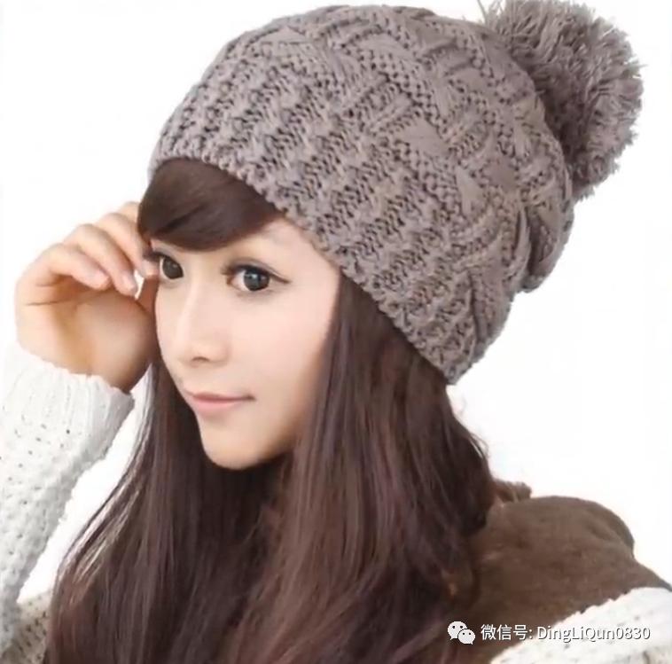 女士针织年轻款的洋气针织帽,针织帽合集
