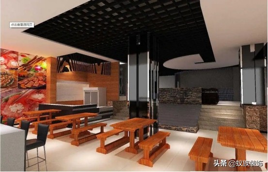 工业风烧烤店装修需要什么材料,简约低成本网红烧烤店装修风格