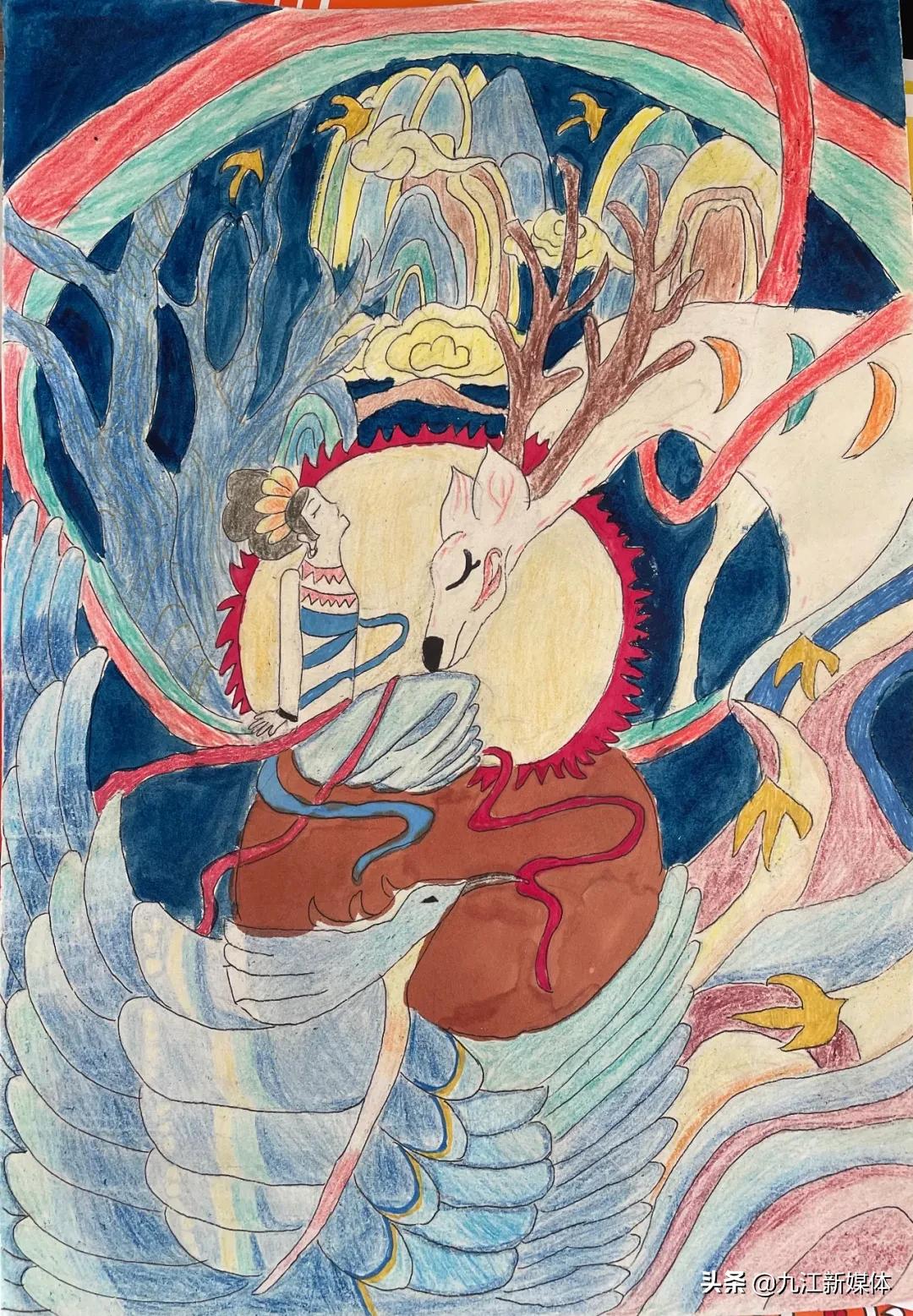 四年级绘画比赛作品,湖口县书画大赛