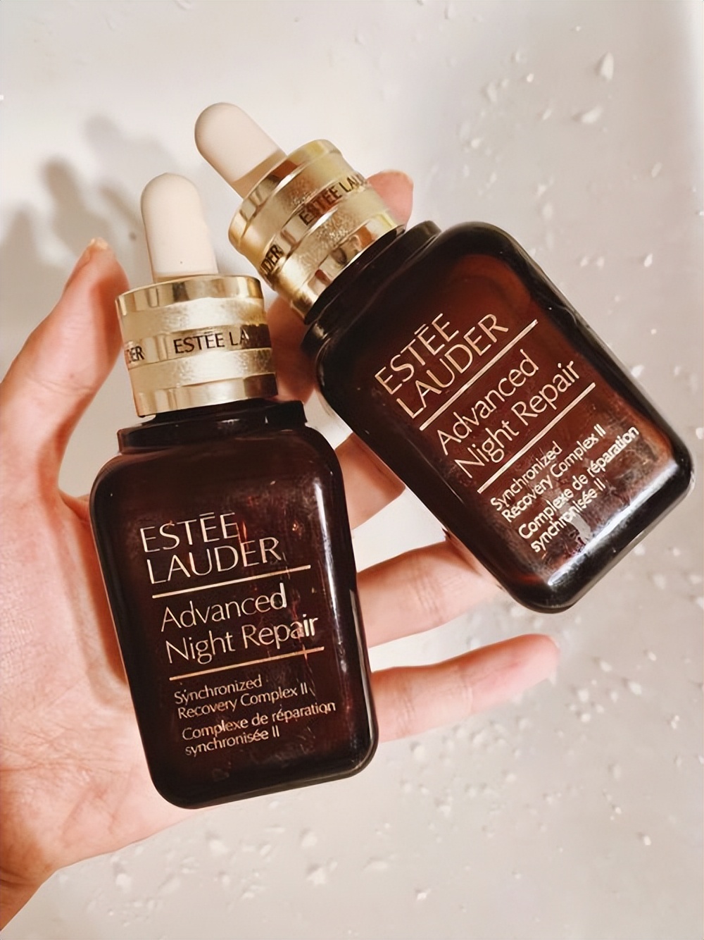 雅诗兰黛黑松露与cpb4d精华,cpb雅诗兰黛精华