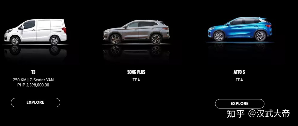 BYD(比亚迪)海外市场的发展及部分车型