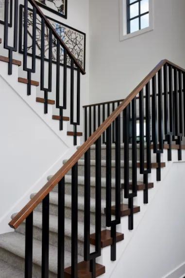 今年最流行的室内楼梯扶手,楼梯扶手好看一点的