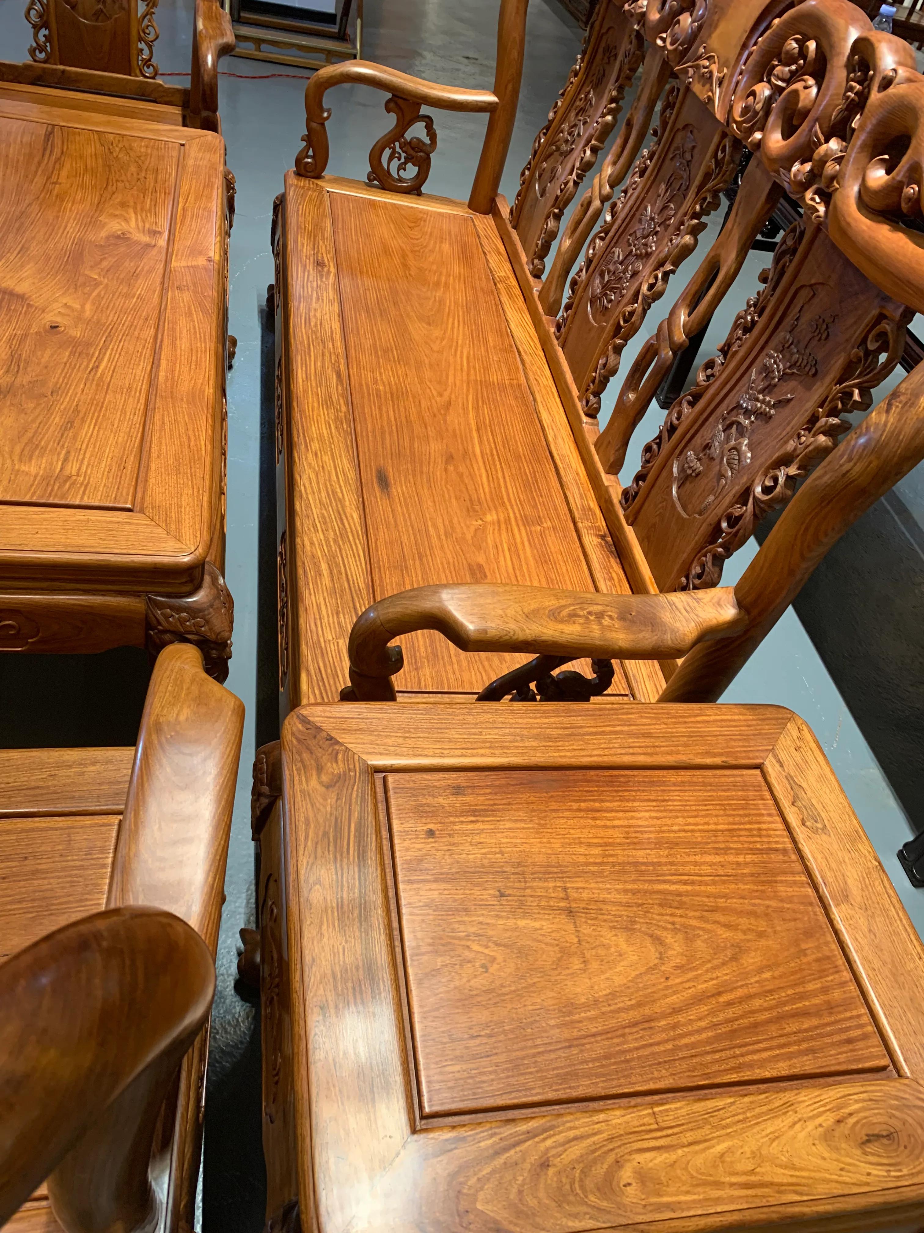 黄花梨沙发最新款图片,黄花梨沙发六件套价格及图片