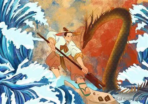 民间故事大禹治水图片,民间故事大禹治水全文