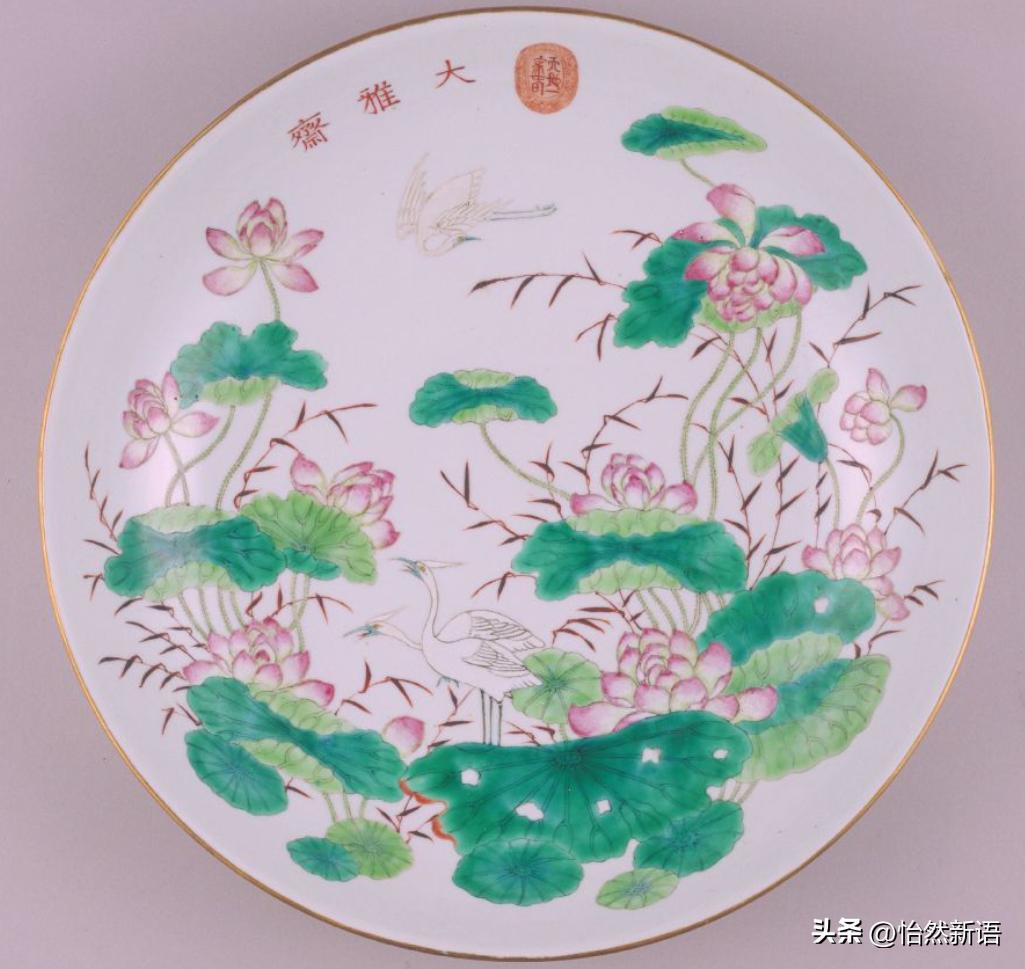 怎样鉴定粉彩瓷的手绘和贴花,如何区分珐琅彩和粉彩瓷器