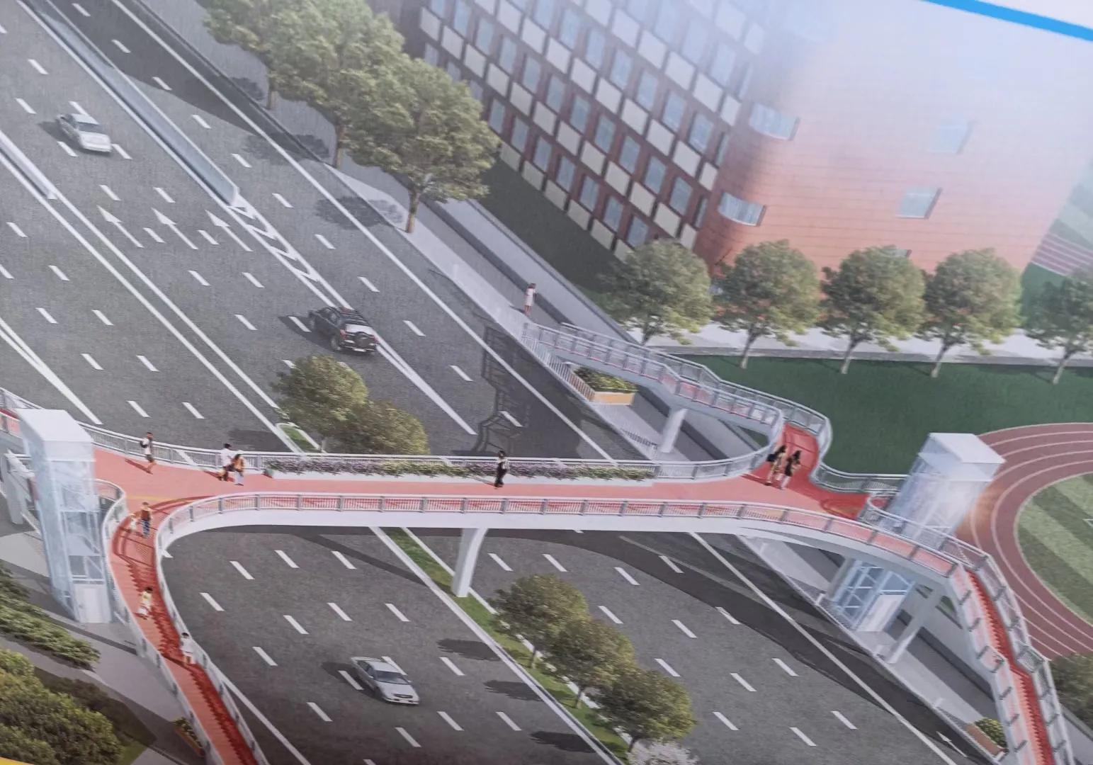 西安最新环形天桥,西安新修人行天桥