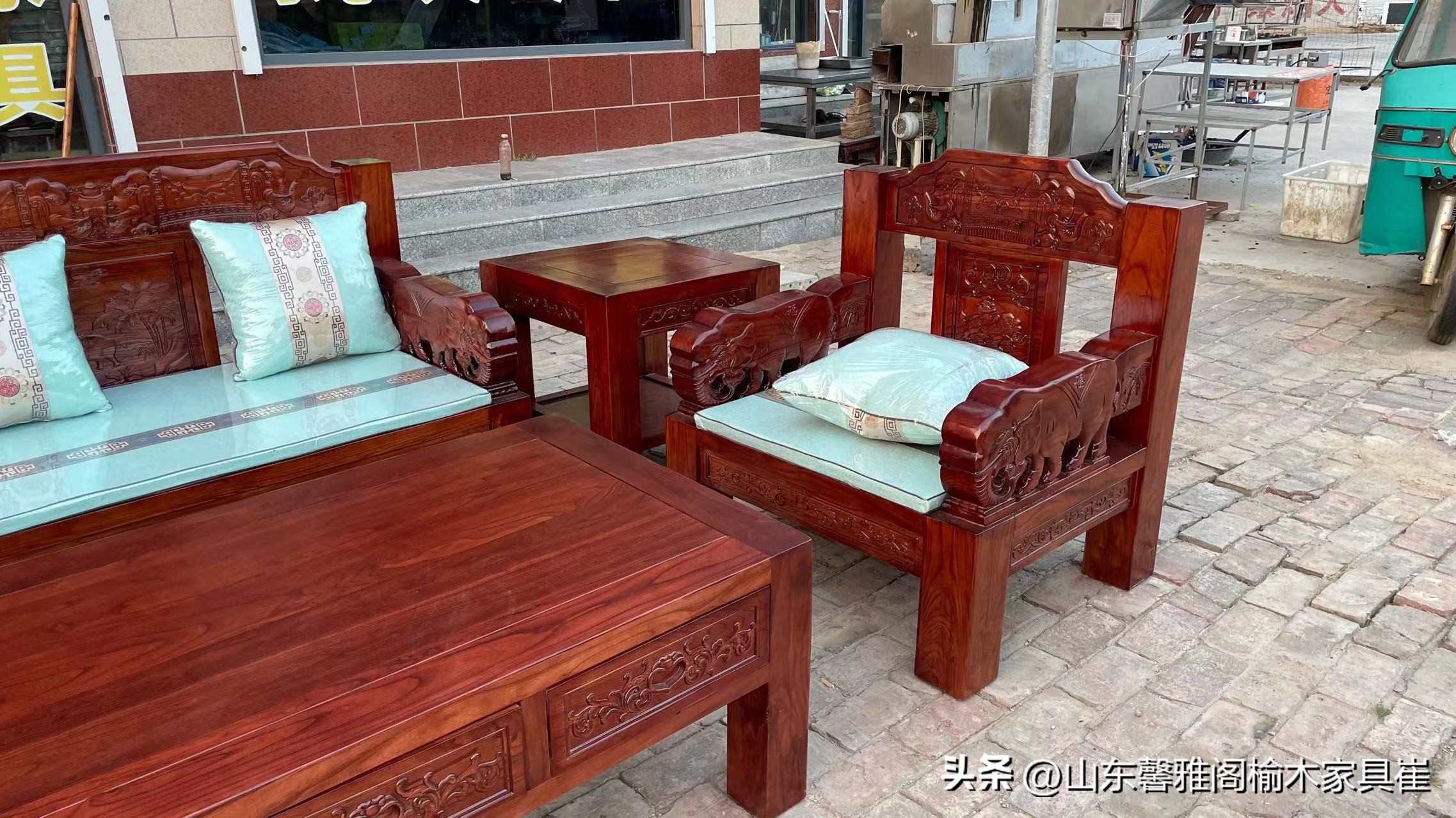 结实耐用的实木小型沙发,实木沙发全榫卯