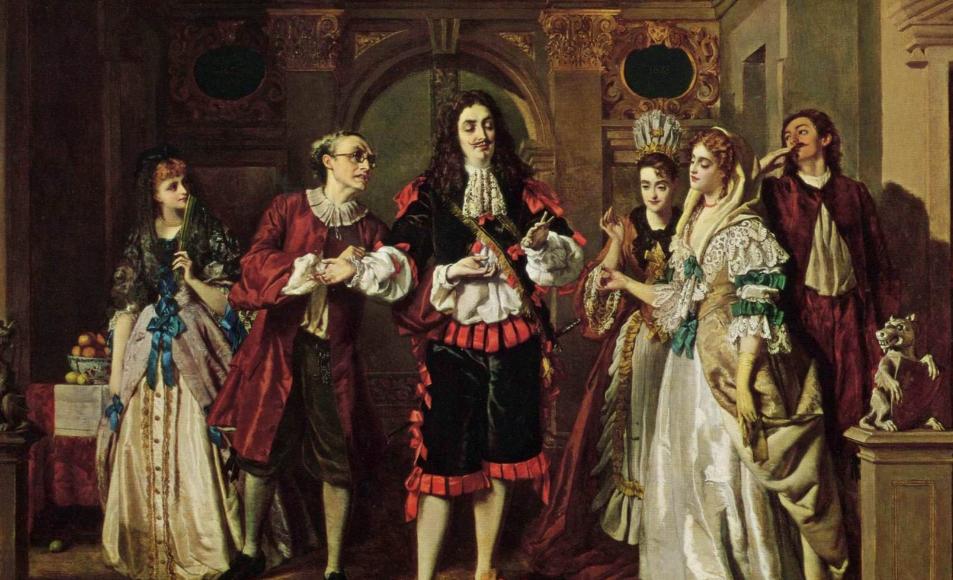 中世纪哥特式建筑风格的建筑绘画,欧洲宫廷风建筑绘画