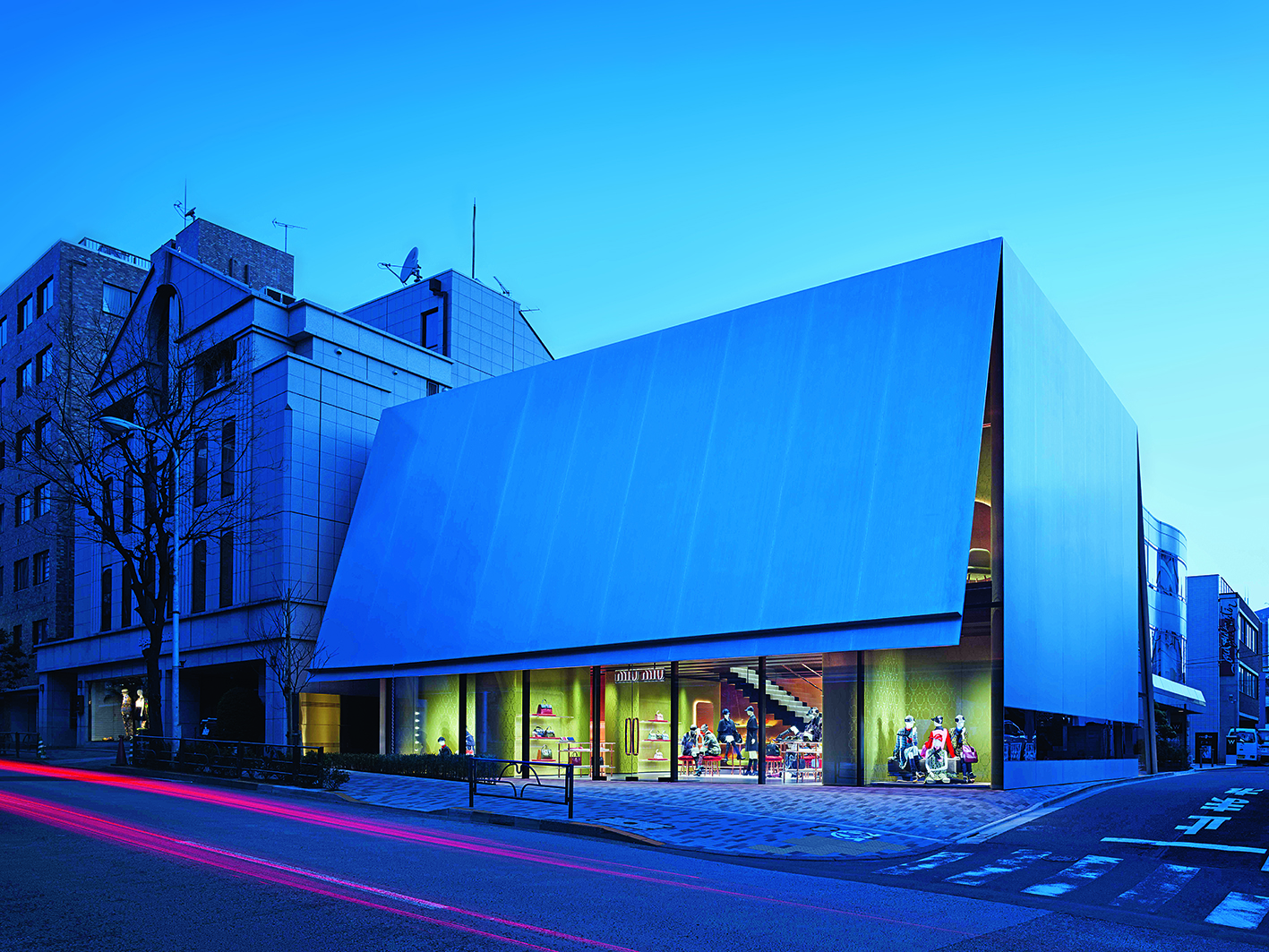 可以打开的奢侈品商店！鸟巢设计师打造东京miumiu专卖店