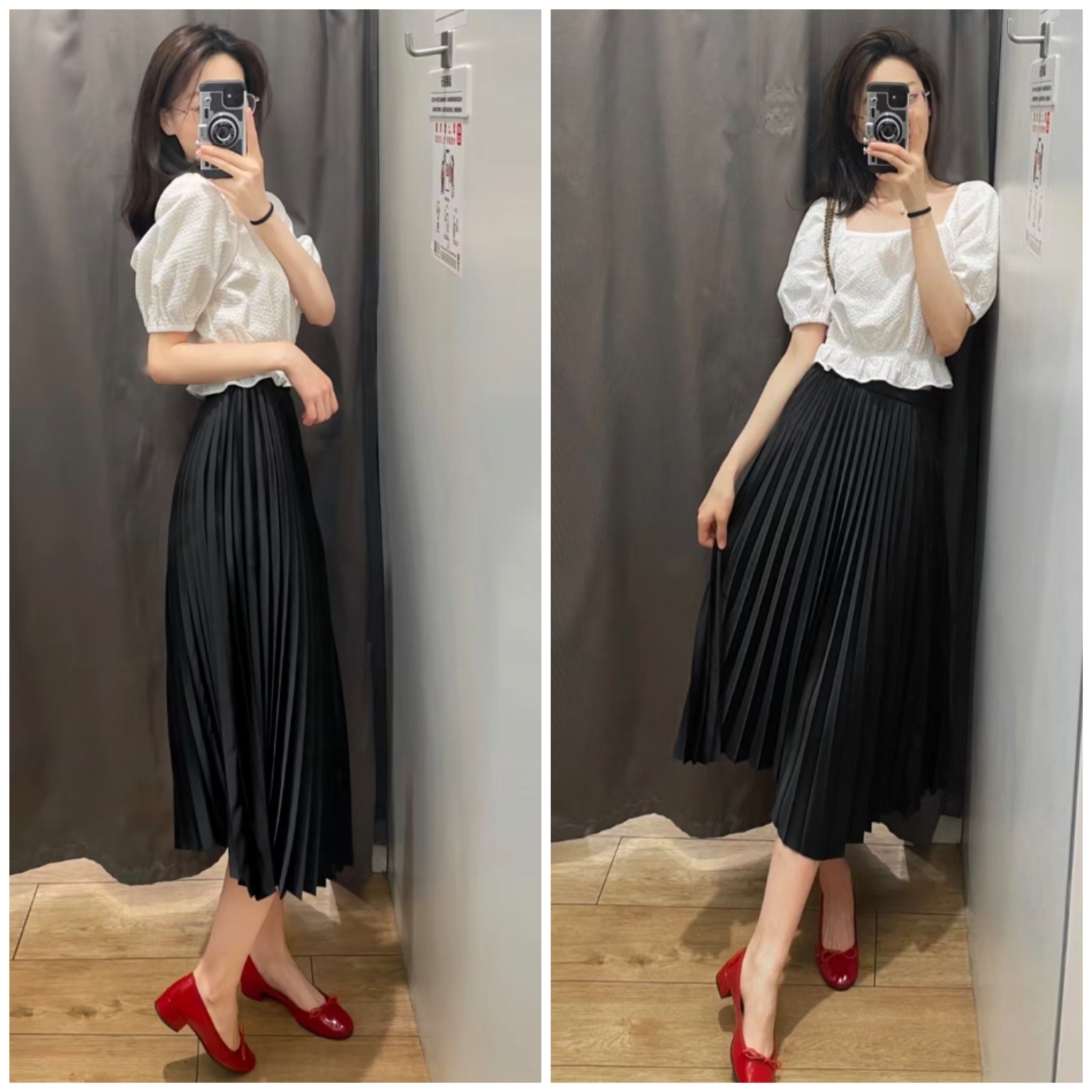 短百褶裙搭配什么鞋子好看学生,短百褶裙搭配鞋子显腿长