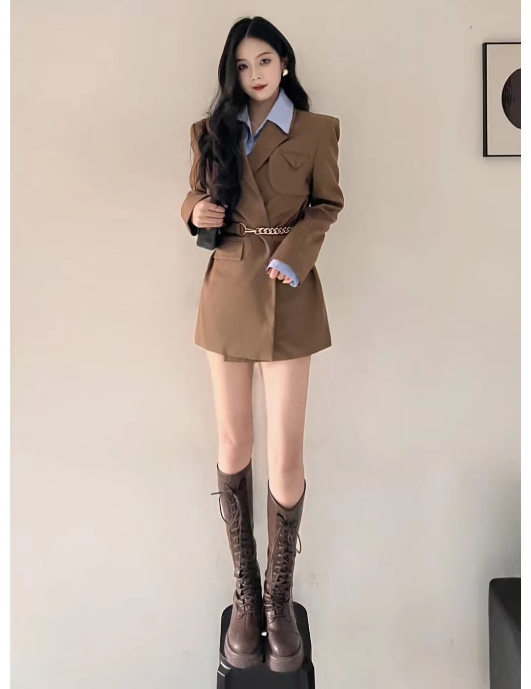 显高又显瘦的长筒靴,显瘦百搭又好看长筒宽靴