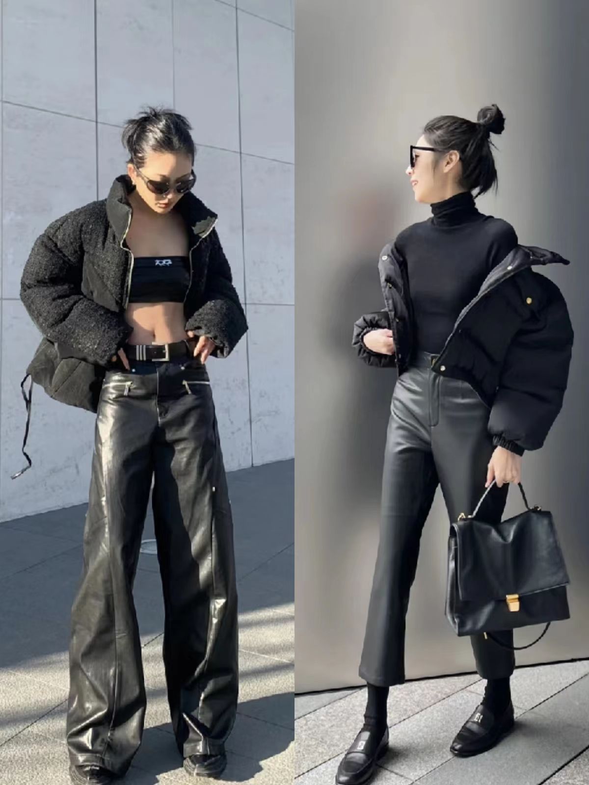 流行皮裤怎么穿修身显瘦,皮裤怎么穿好看又显身材