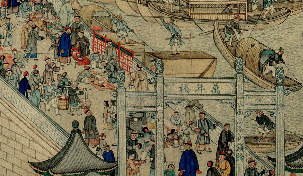 雍正泰陵三座石牌坊,清雍正泰陵全景图