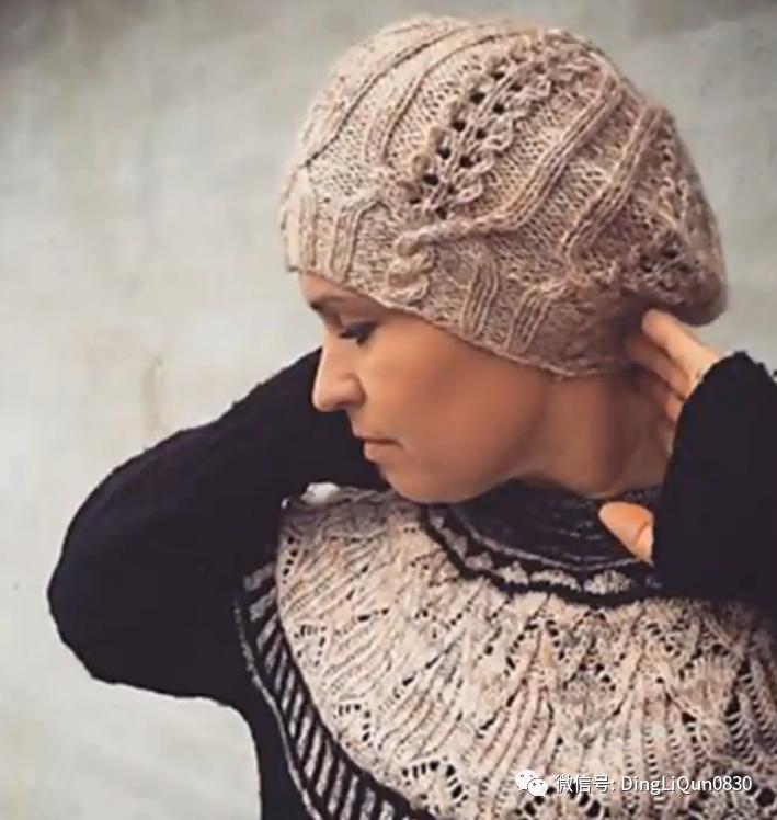 针织帽贝雷帽,针织时尚贝雷帽高级感