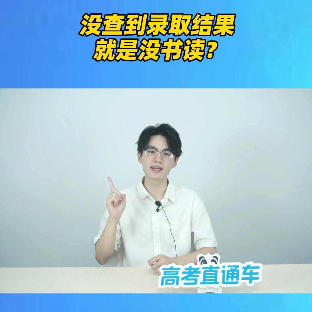 高考录取查询无录取数据,没查到录取信息是不是就是没录取