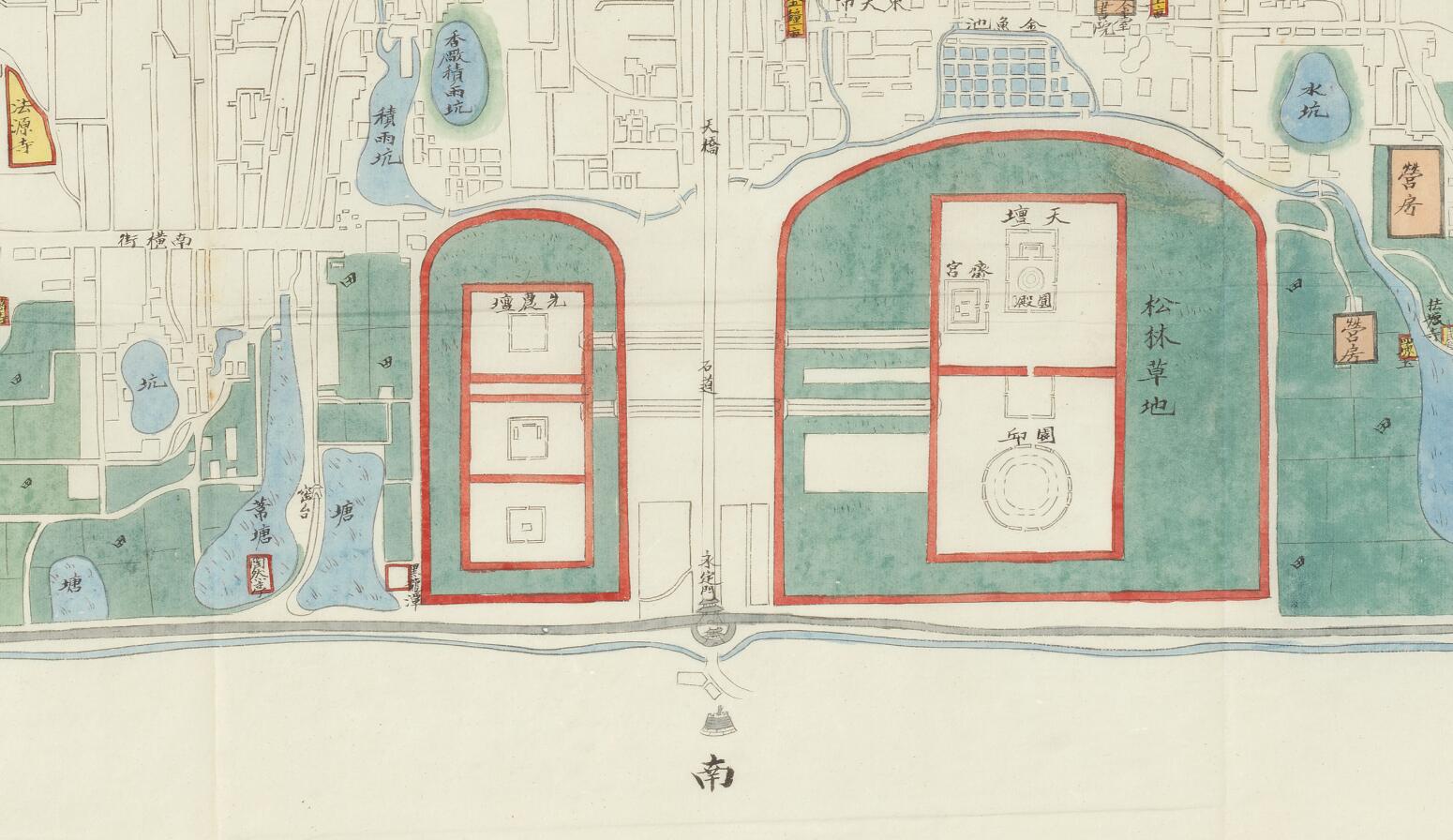 北京百科全书彩图地图,建国后北京地图演变