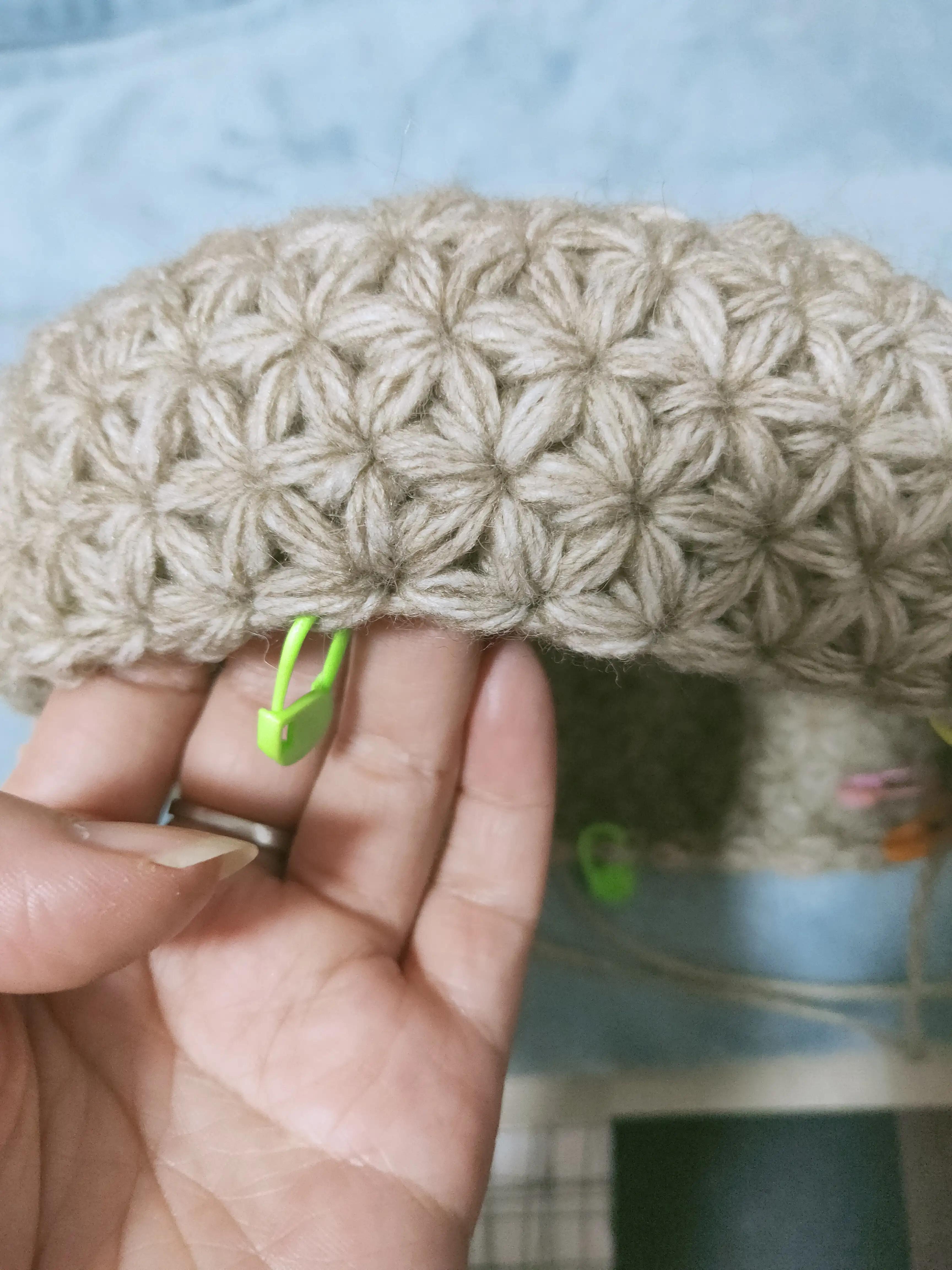 苍兰花贝雷帽钩织教程,苍兰花贝雷帽制作图解