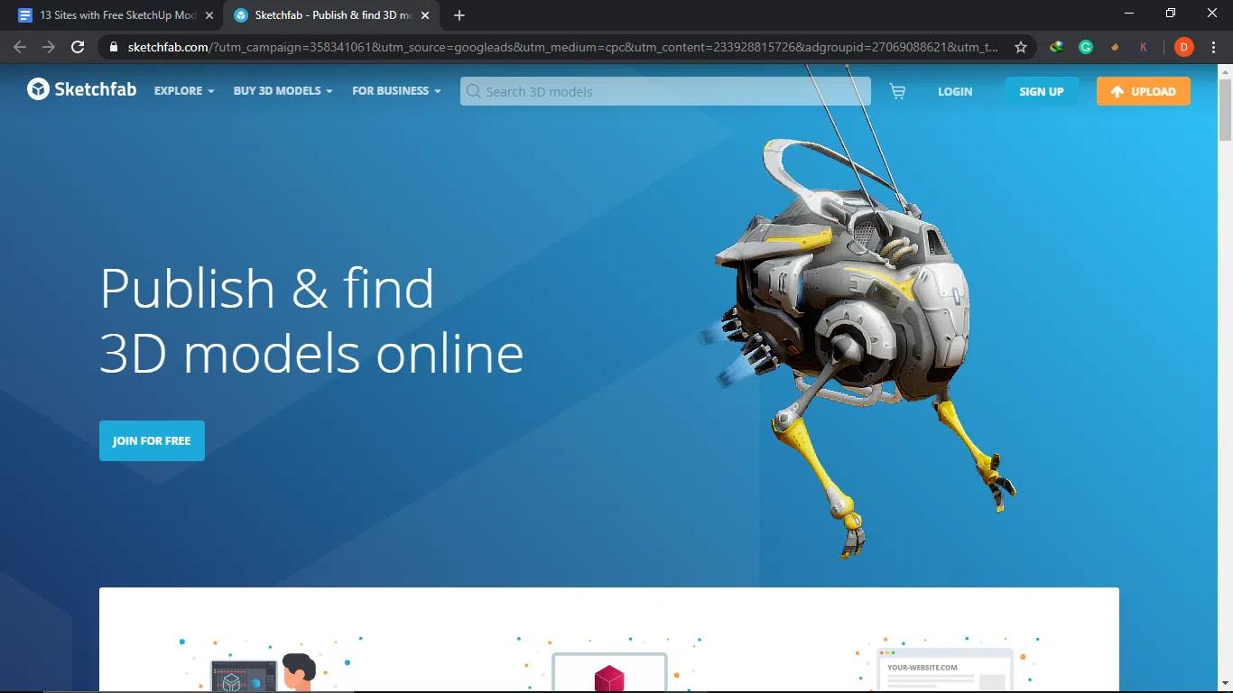免费sketchup模型库下载,sketchup免费模型网站