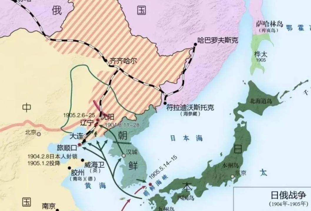 沙俄和日本的几次战争,沙俄被清朝打败