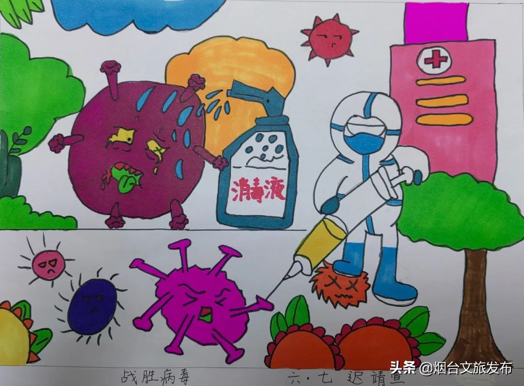 “艺”起抗疫丨用画笔传递抗疫力量——少儿绘画作品（七）