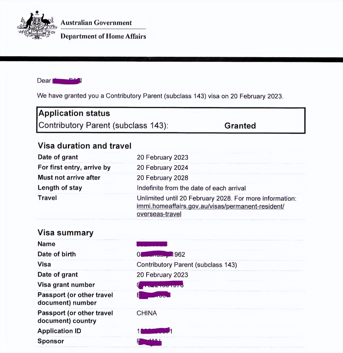 澳大利亚商业移民163签证详解,澳洲143签证最新排期