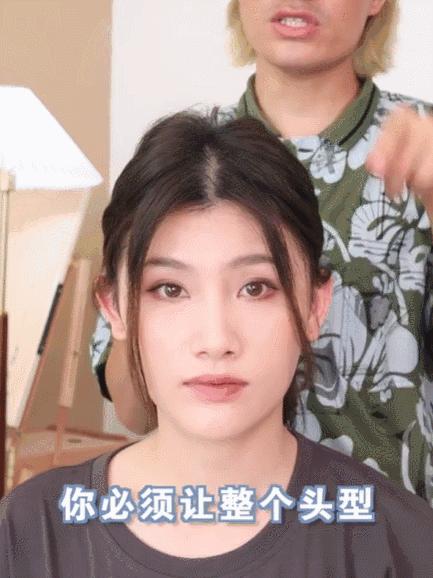 新年流行这4款扎发谁扎谁美,适合直头发的新年扎发