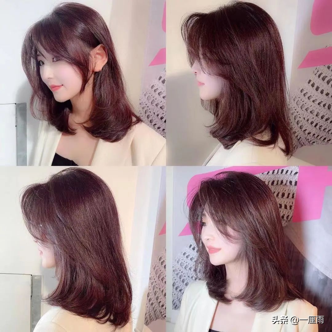 染发色2021年最火发色显白秋冬天,今年最好看比较艳的染发颜色