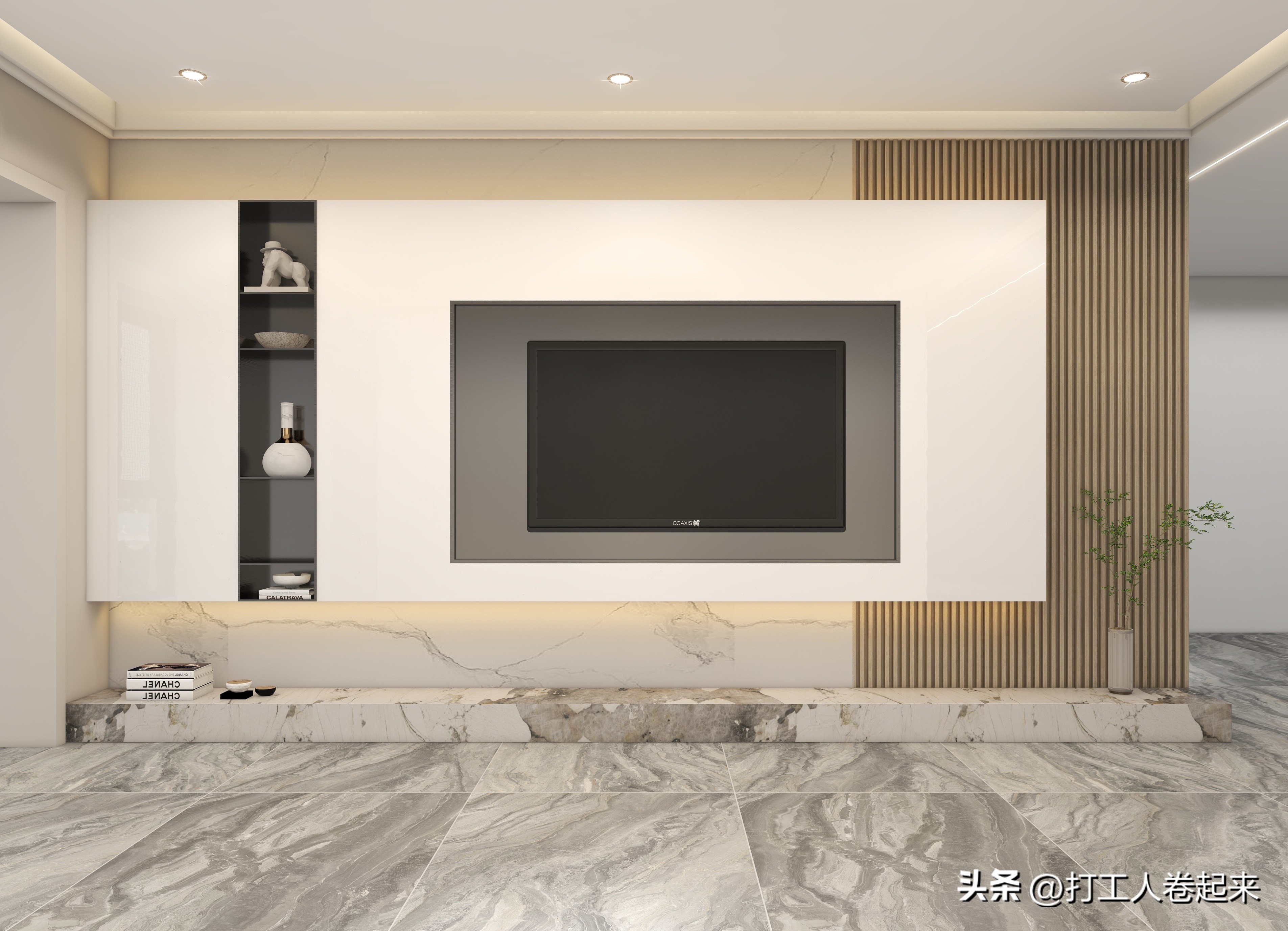 装修轻奢高级感格栅,网红装修风格格栅