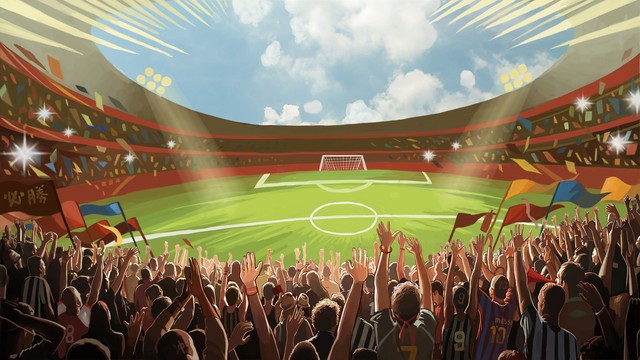 世界杯最火爆场面,世界杯现场气氛高燃