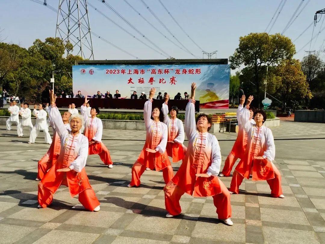 2023年“高东杯”龙身蛇形太极拳比赛在高东公园圆满举行