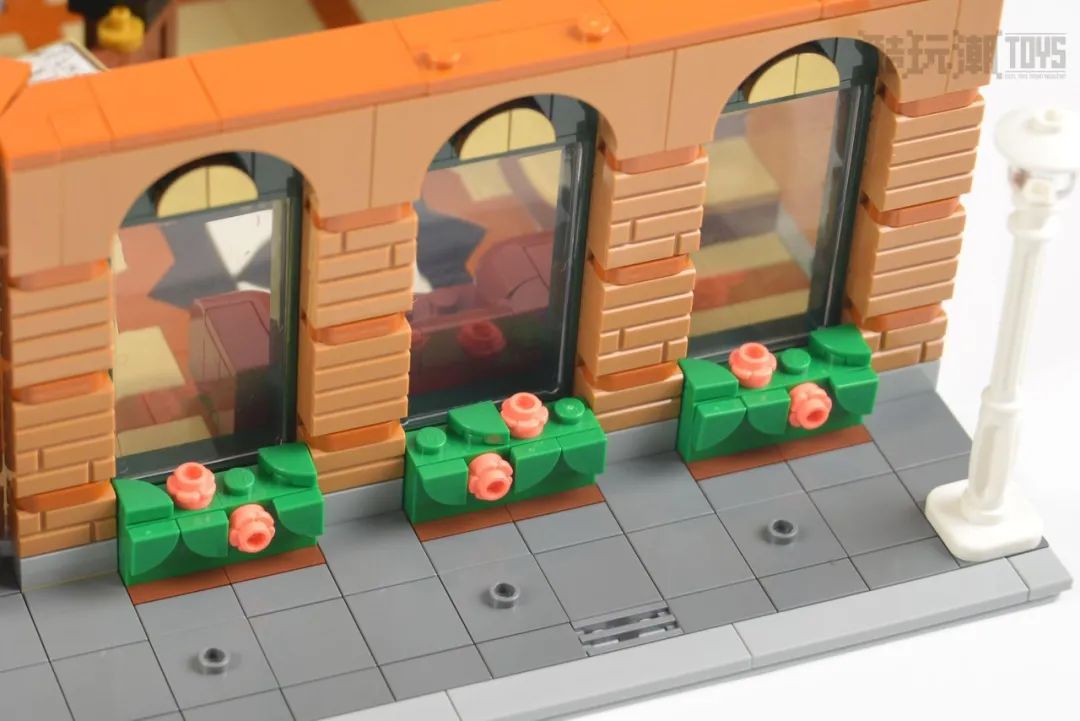 乐高街景巴黎转角内部细节,乐高转角精品酒店开箱视频