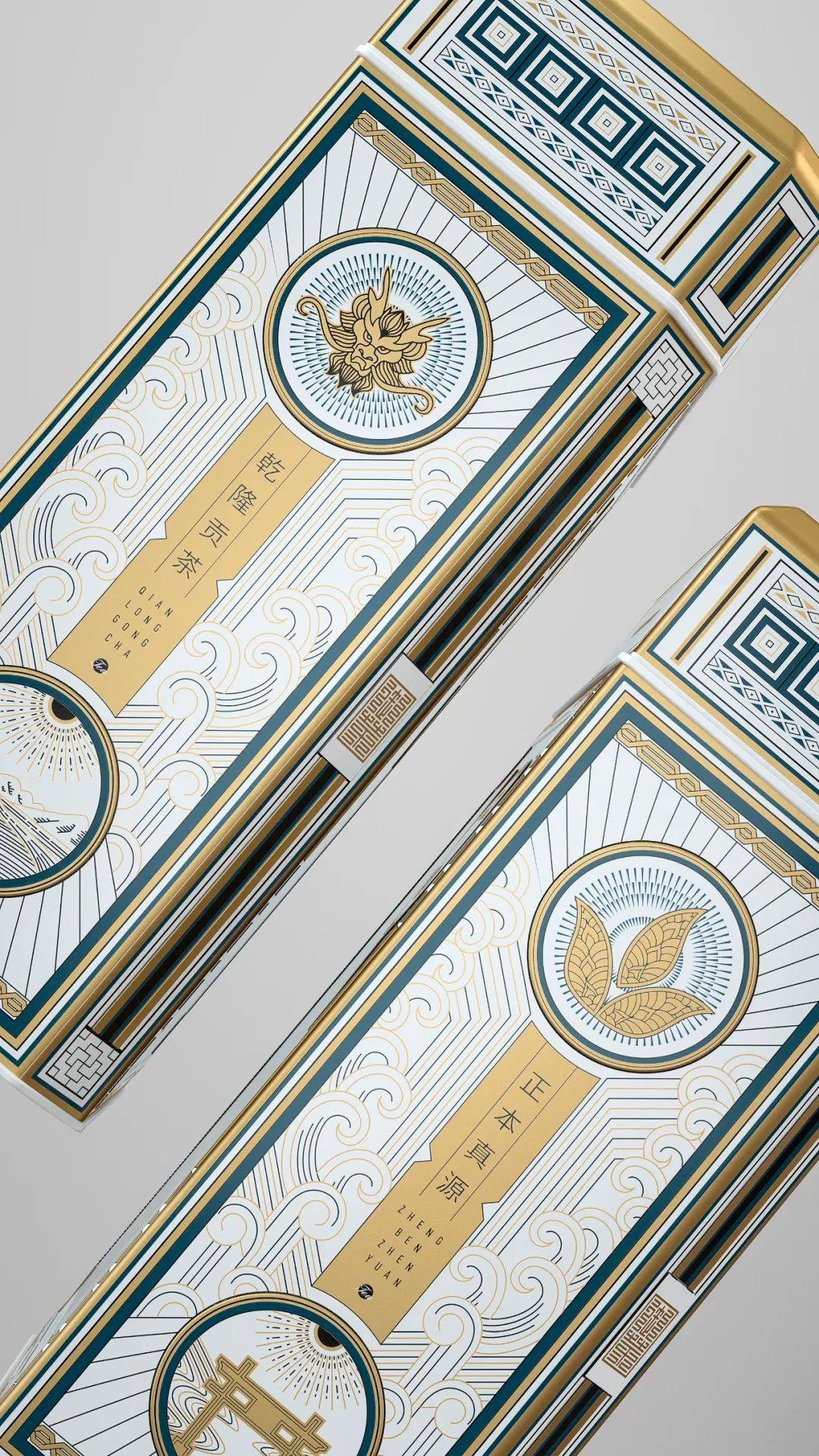 时下比较流行的茶包装,独特的茶包装排版