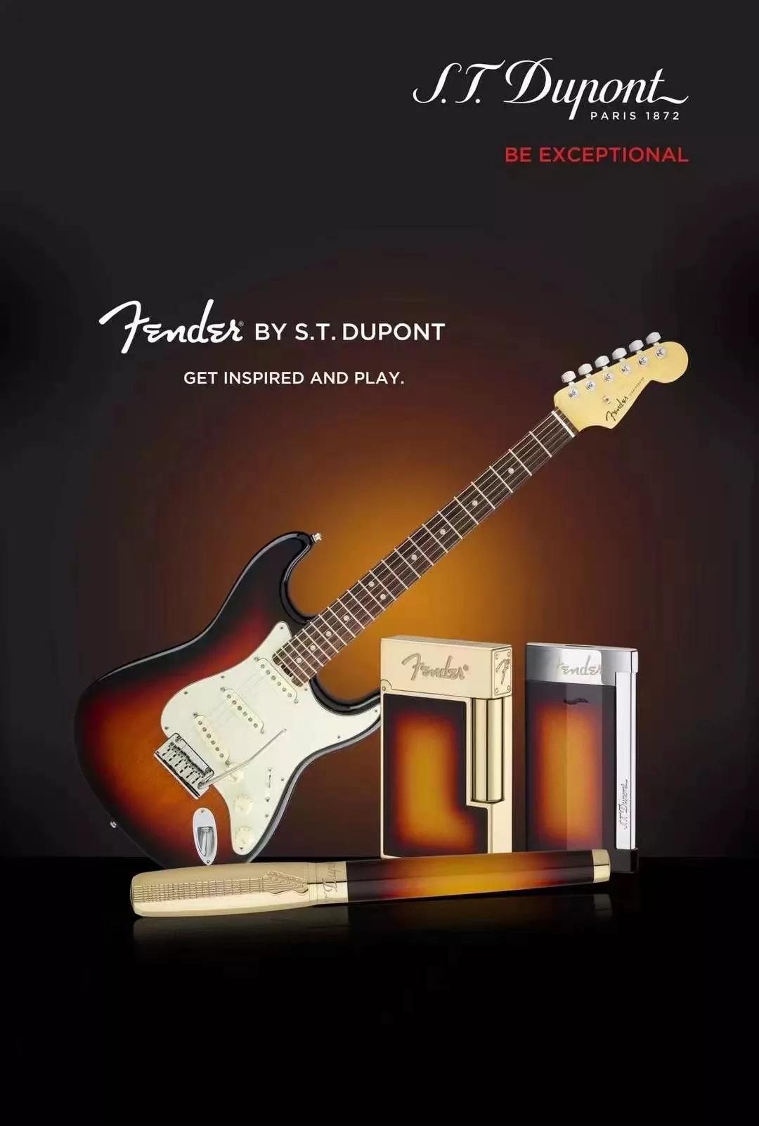 2016年都彭限量版朗声fender芬达系列标志性的旭日光泽中国漆