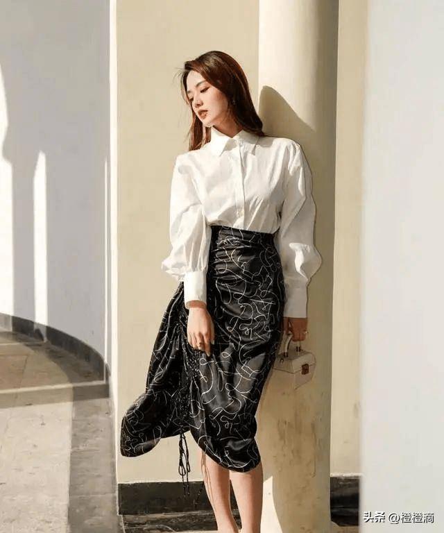 半身裙穿搭夏季小个子小清新测评,遮胯遮屁股显瘦夏季半身裙