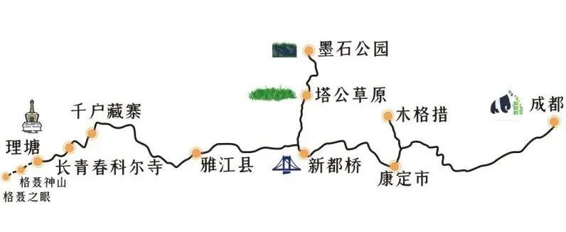 五一甘孜川西环线旅游路线,春节成都甘孜五日游攻略