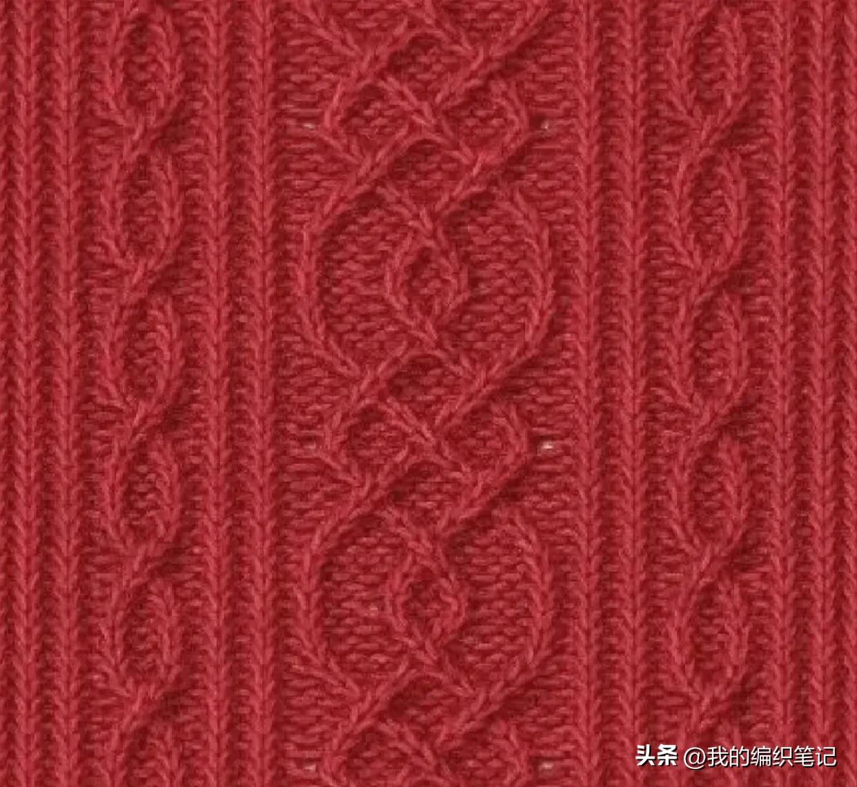 非常实用的棒针编织花样图解图片,编织棒针花样全教程