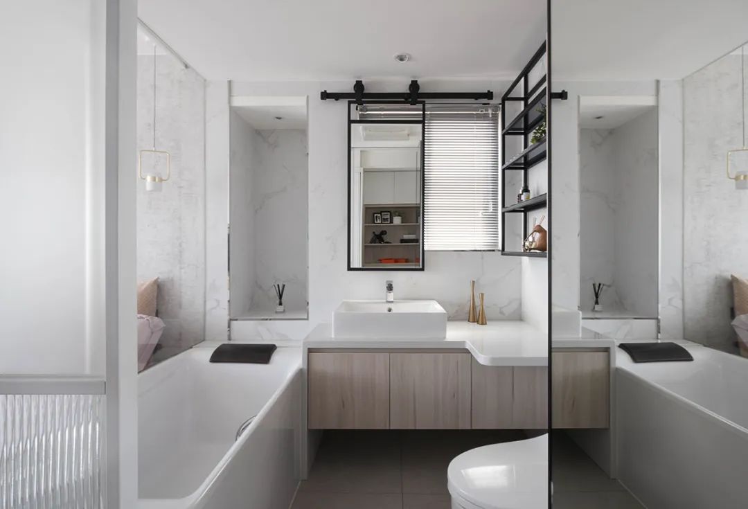 老房子全屋翻新简约风格,76平轻奢旧房翻新