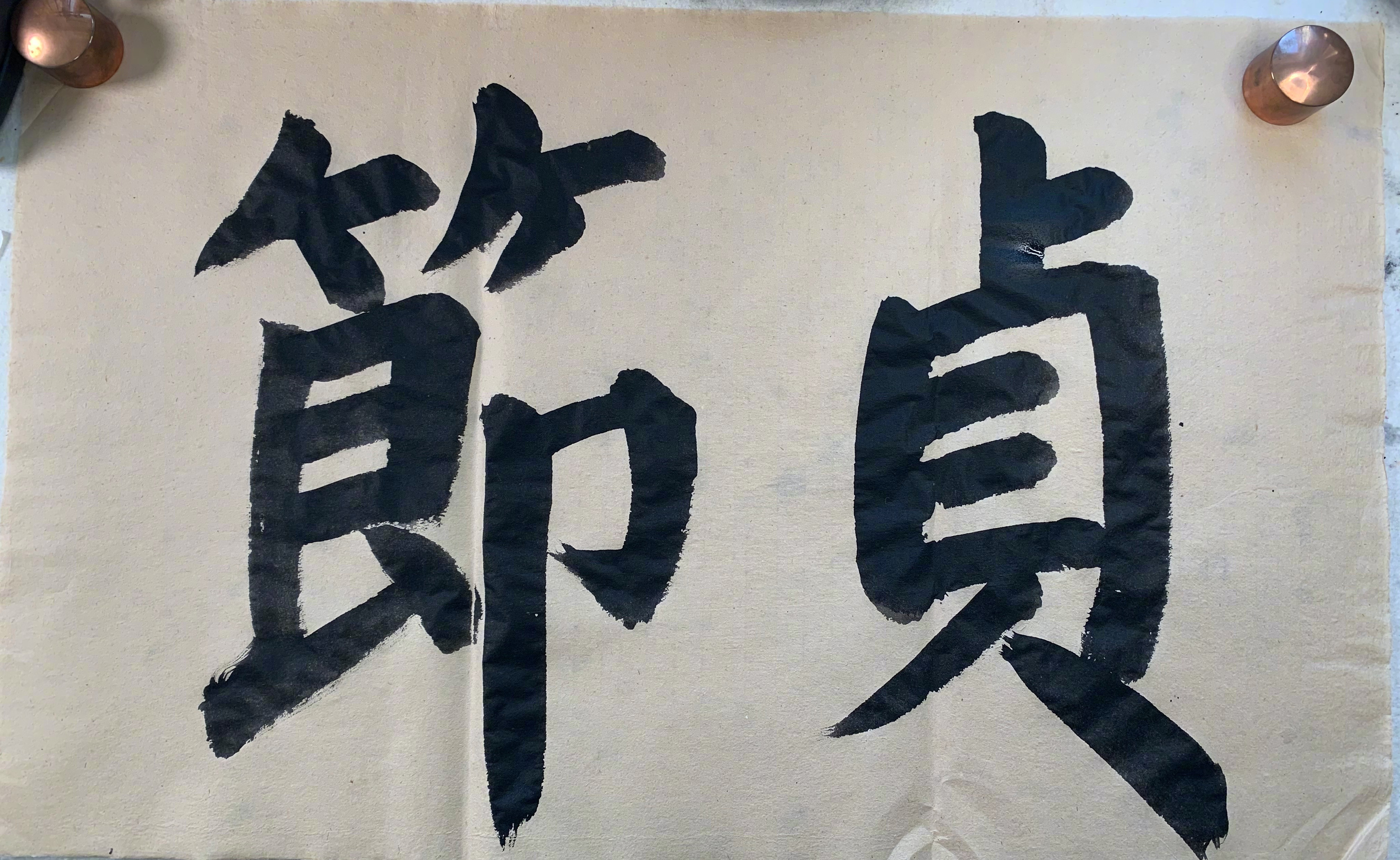 演员夏雨的毛笔楷书,夏雨最经典的作品