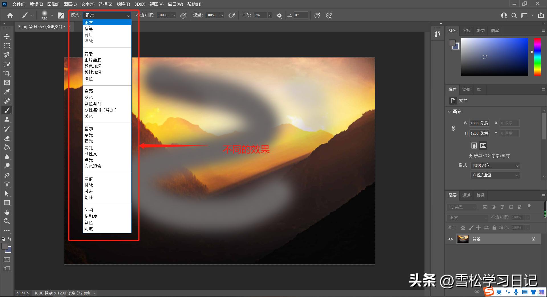 ps的cameraraw如何用画笔工具,ps基础教学画笔颜色