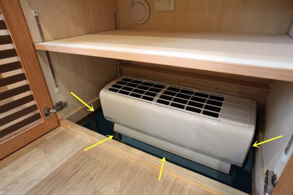 冬季立地式空调 (日本家庭常用的窗式空调)