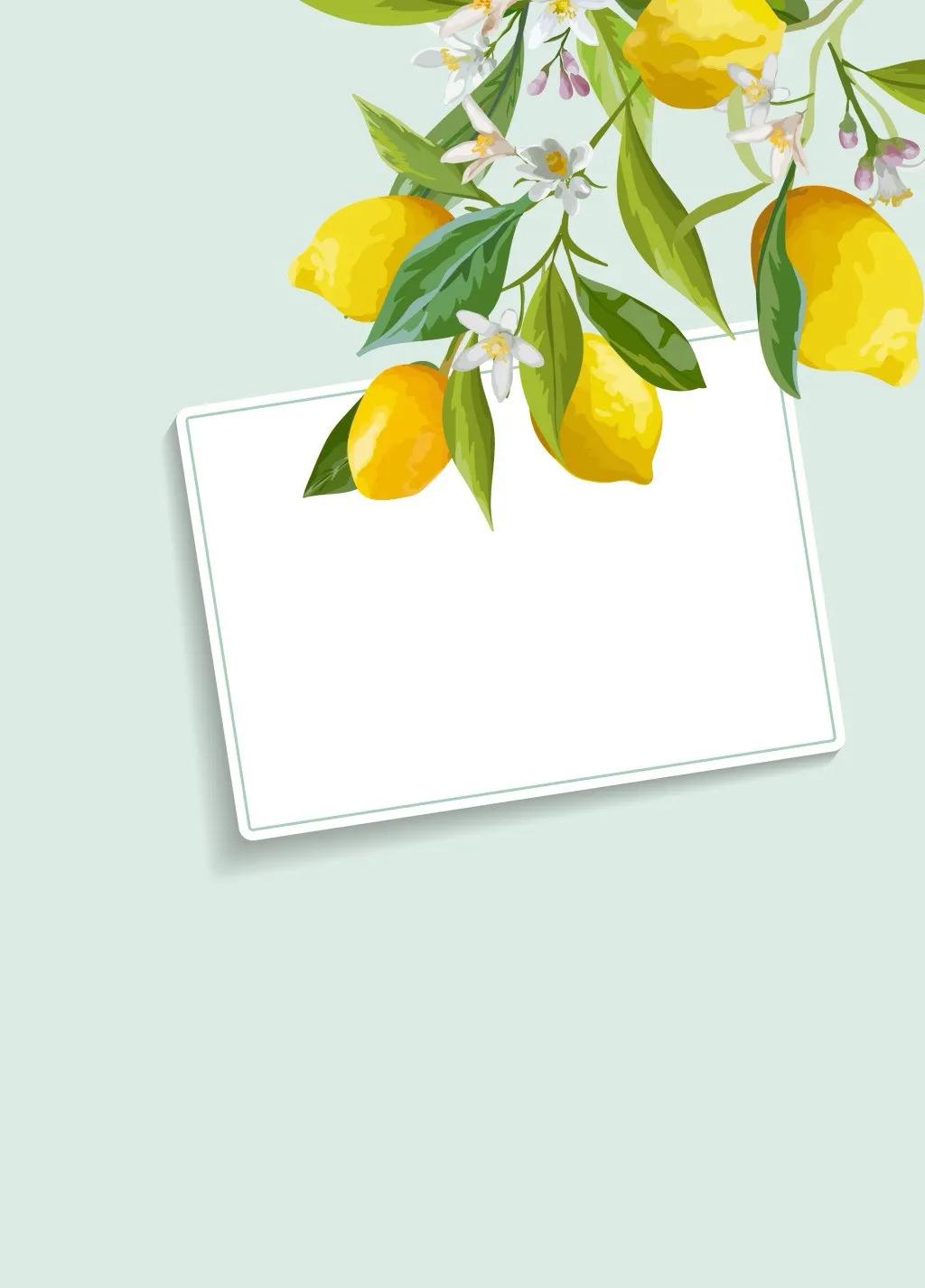 柠檬手机壁纸图片大全,柠檬高清壁纸4k全屏